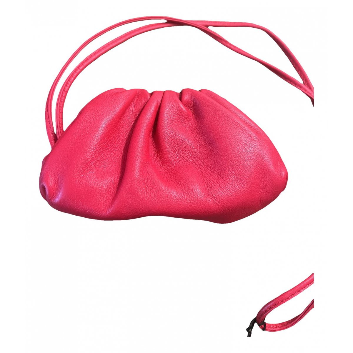 Pouch leather mini bag