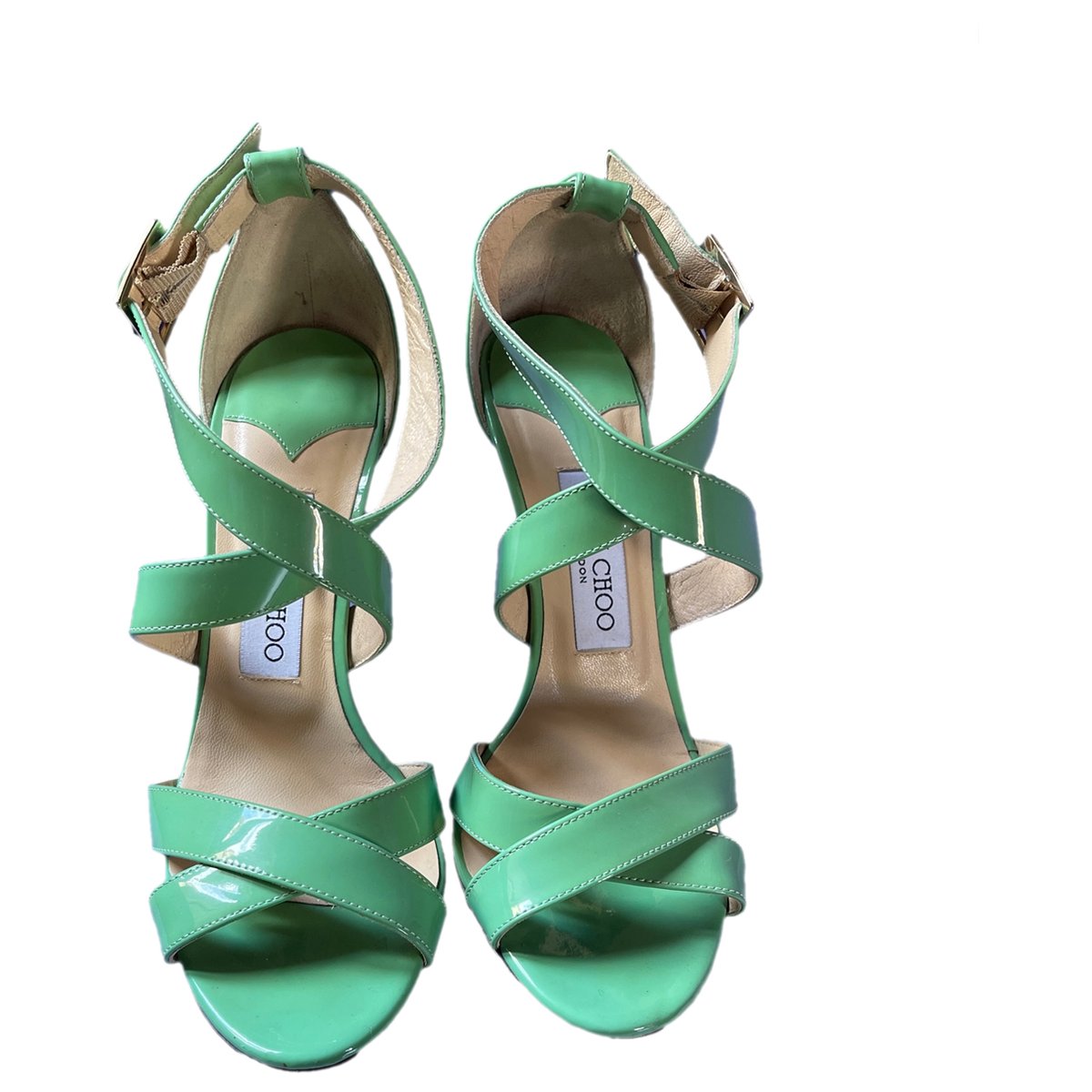 Baia patent leather sandals