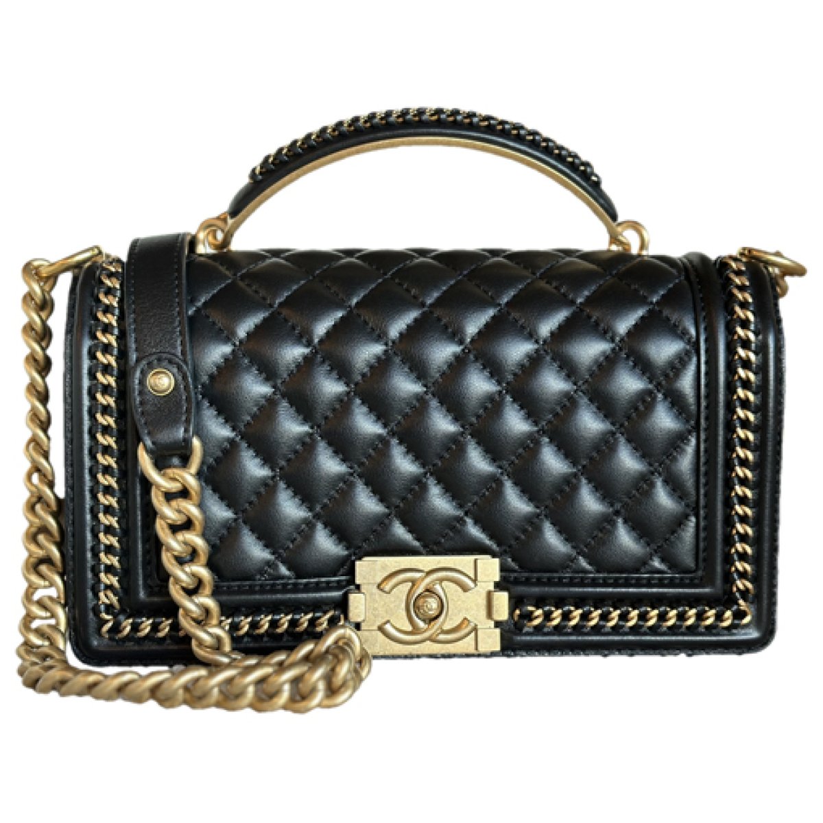 Boy leather handbag