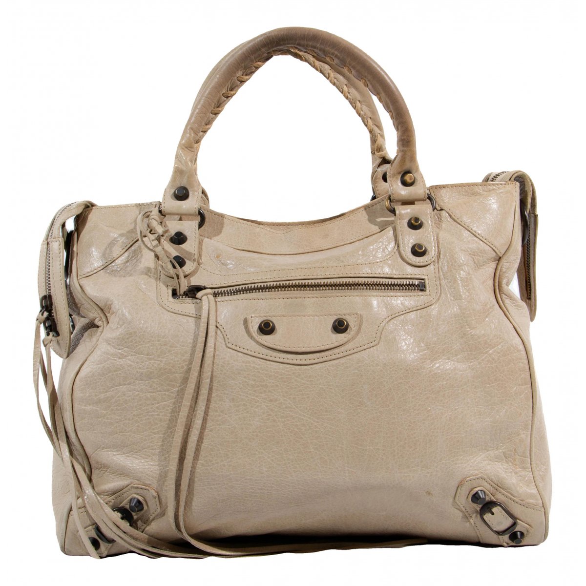 Vélo leather handbag