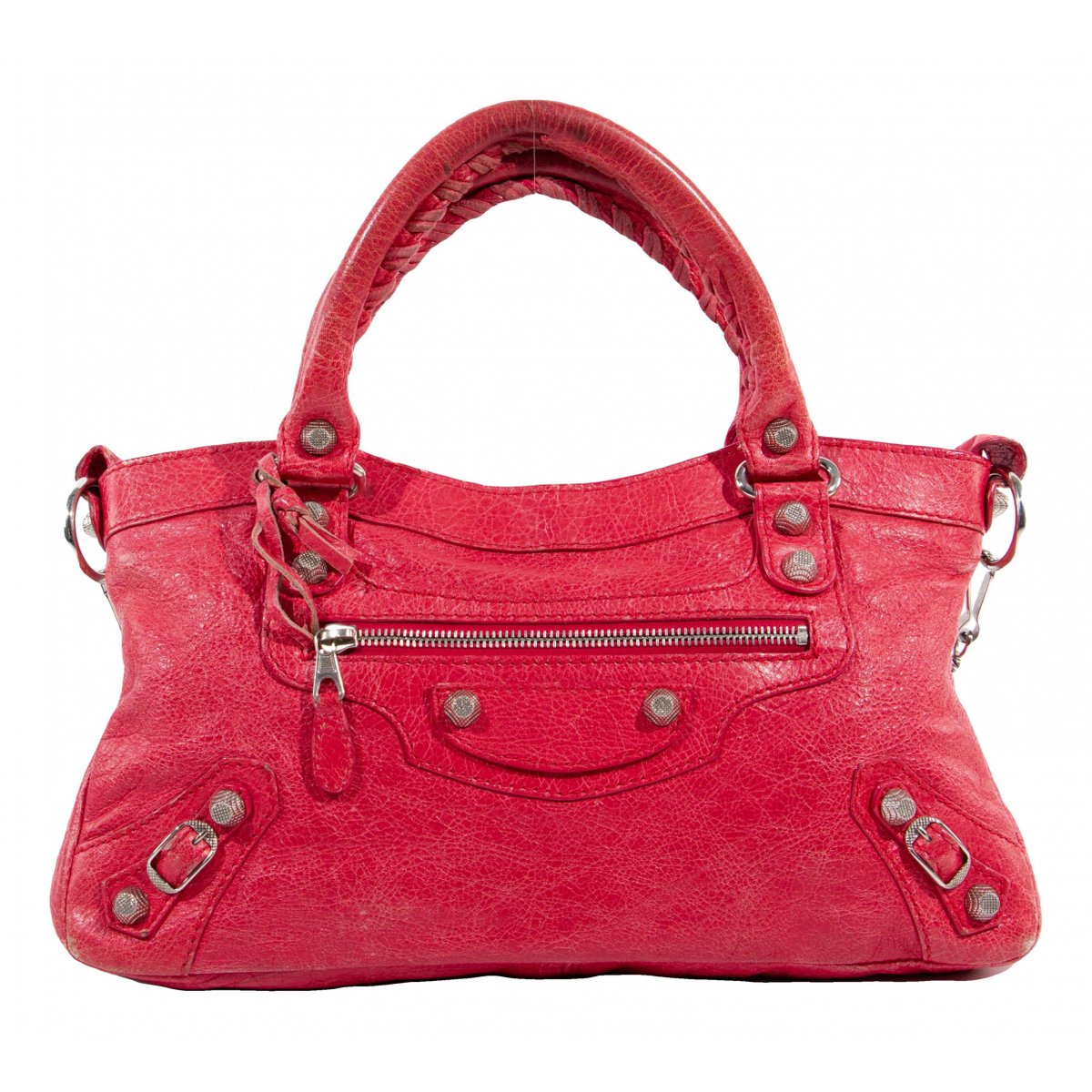 First leather handbag