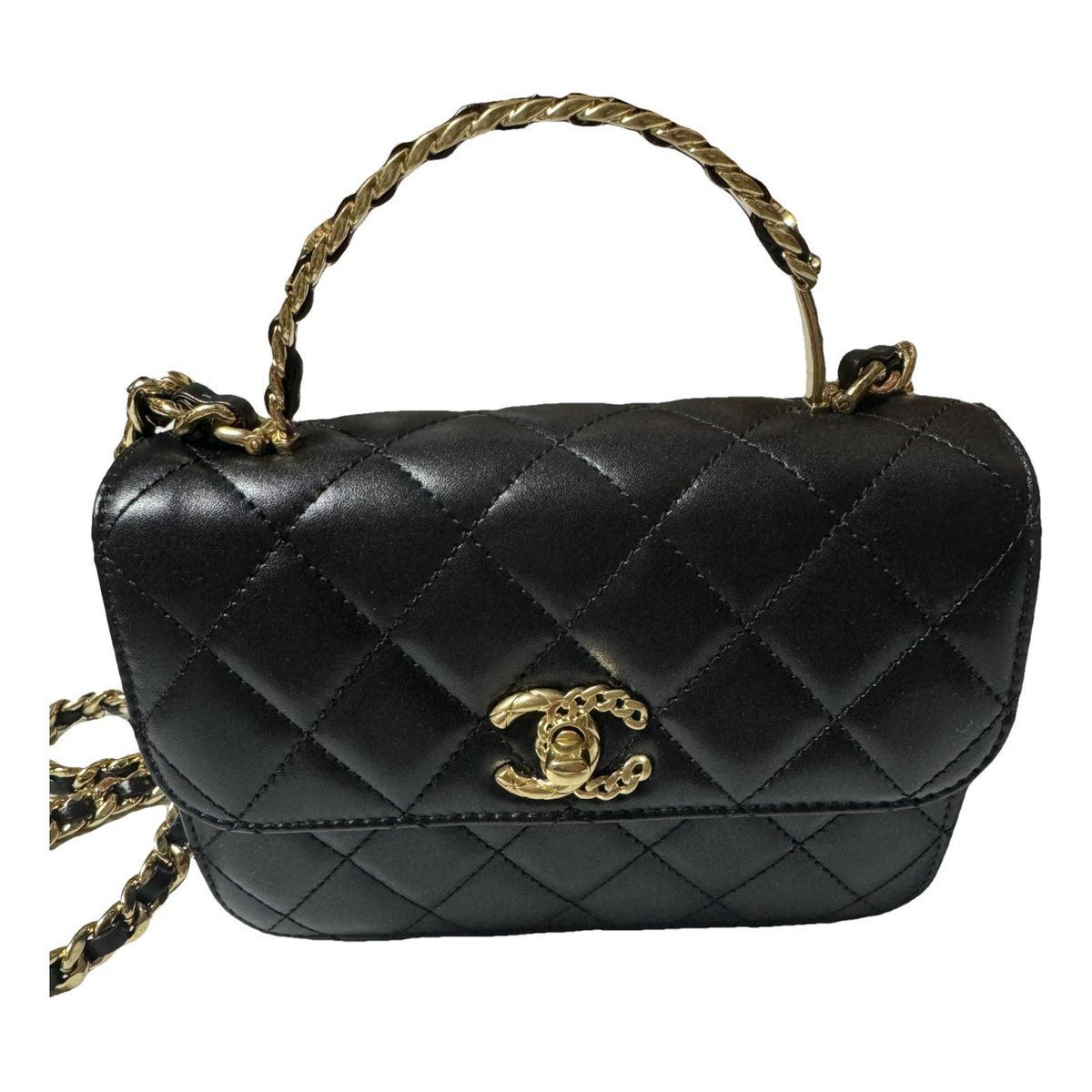 Timeless Classique Top Handle leather handbag