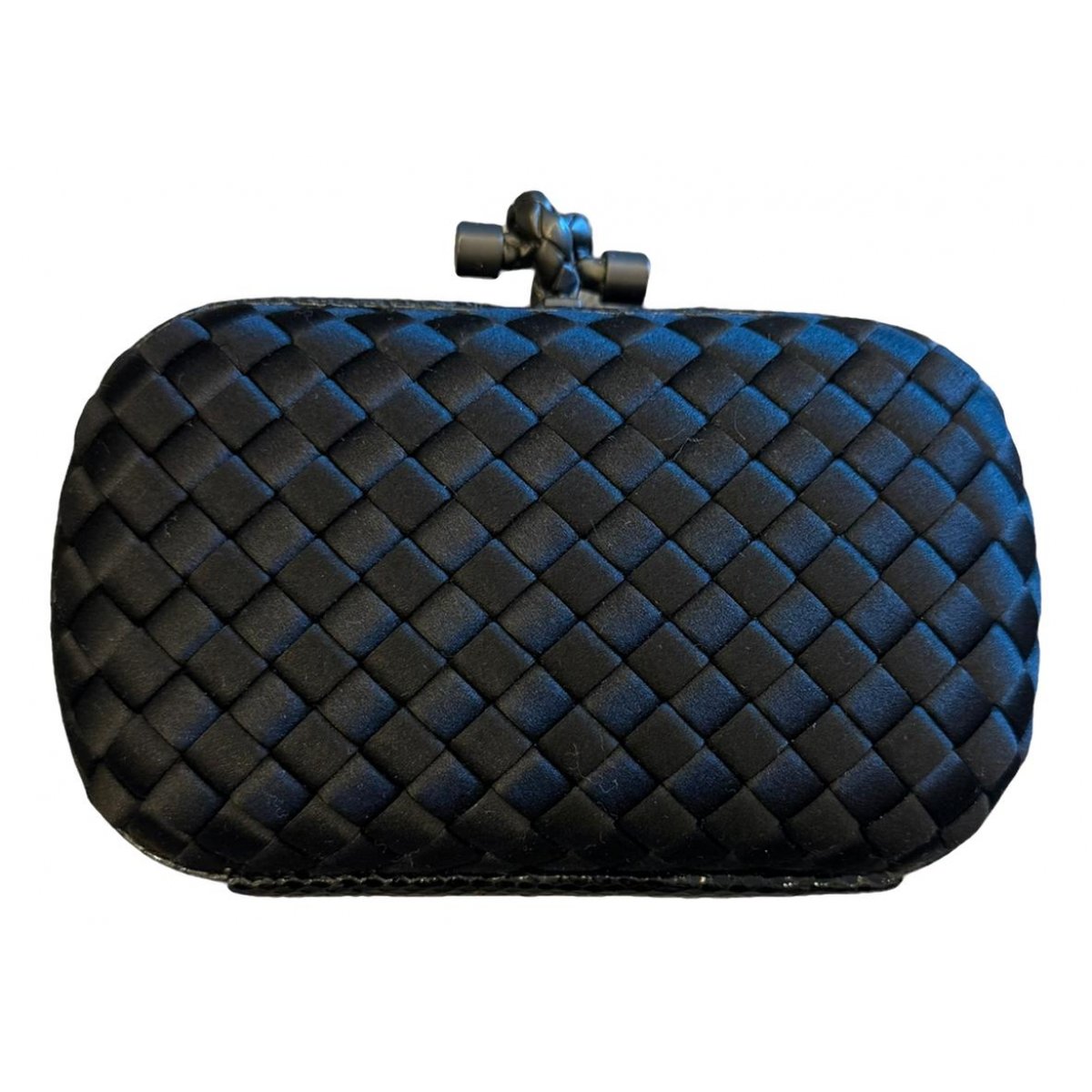 Pochette Knot silk clutch bag