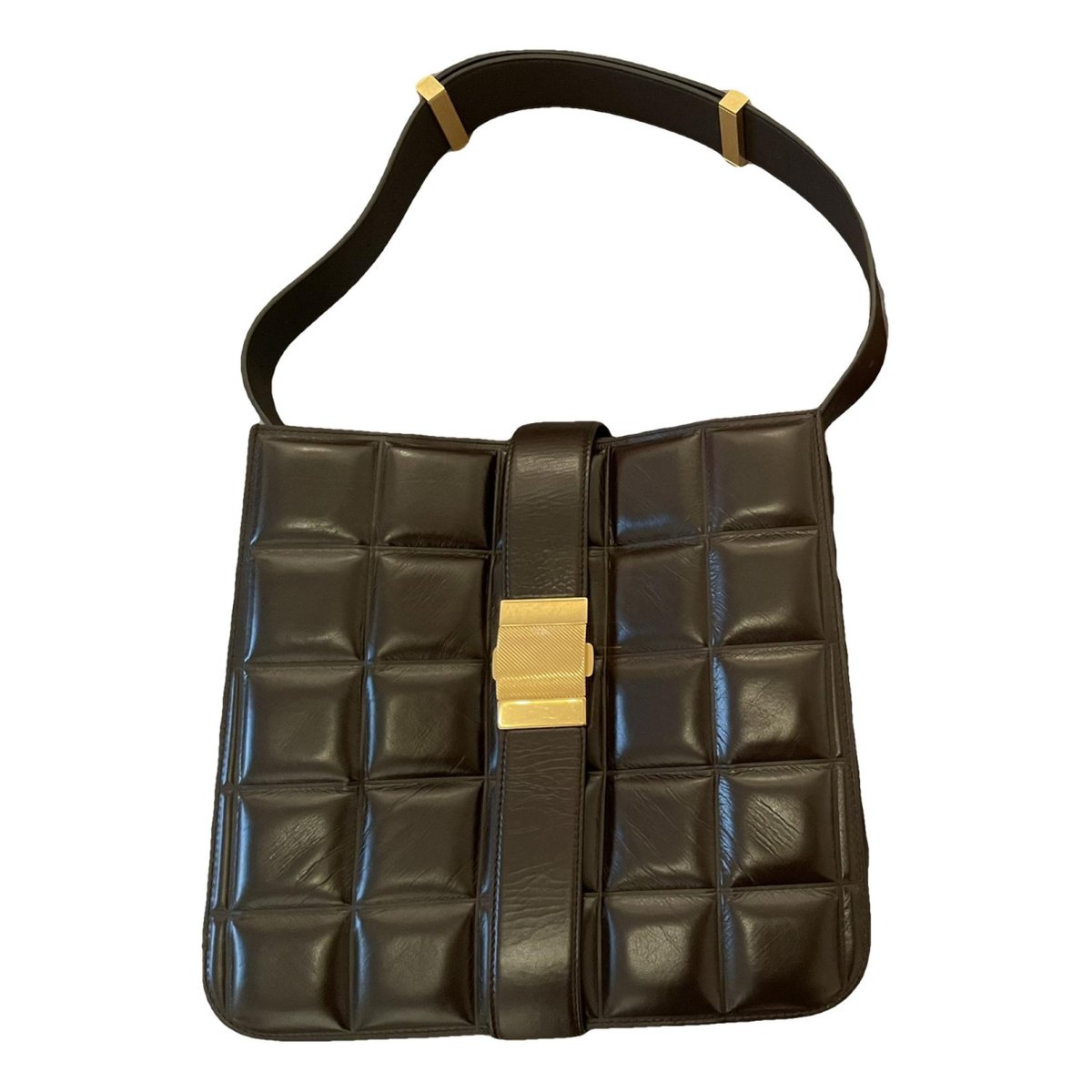 Marie Padded leather handbag