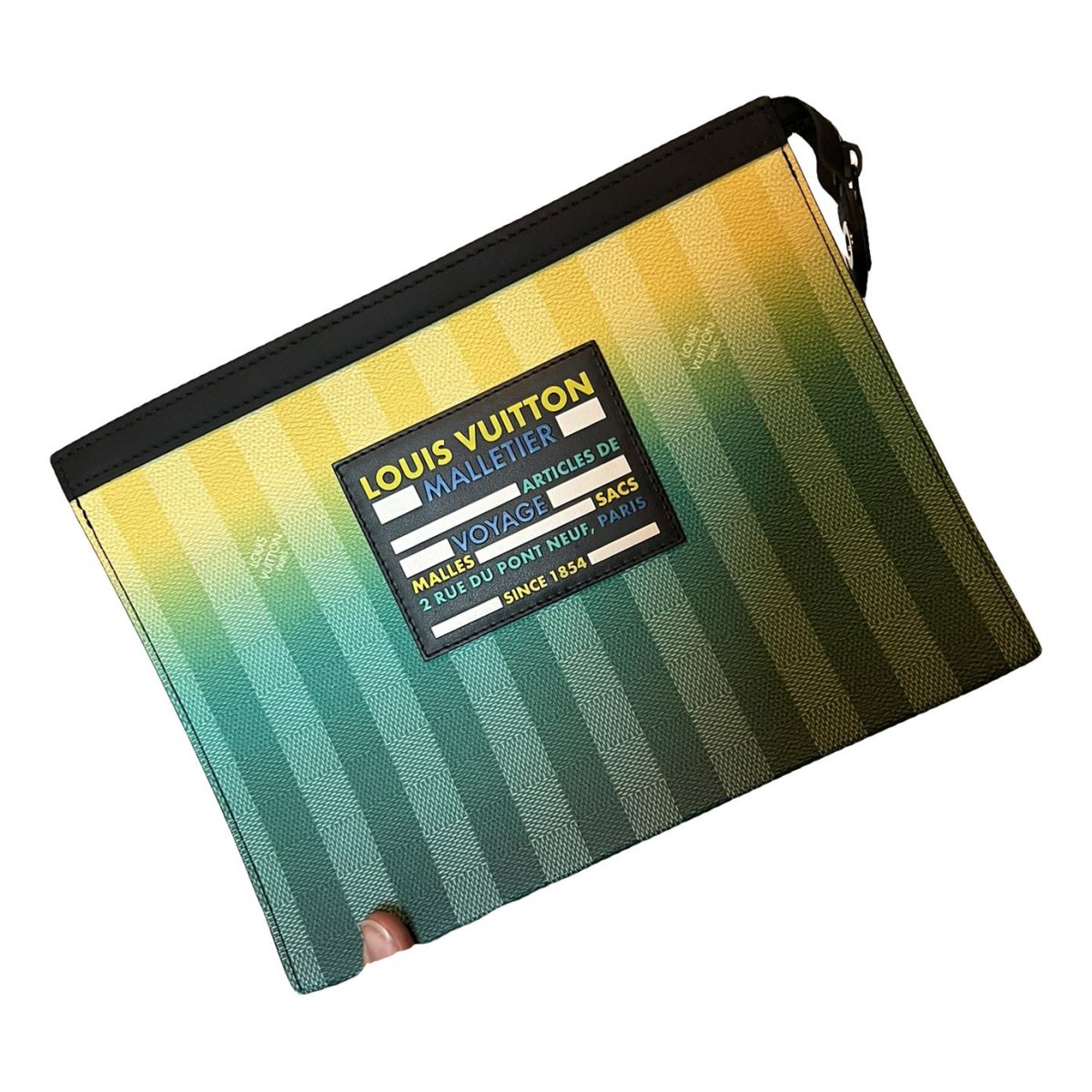 Pochette Trunk vegan leather handbag