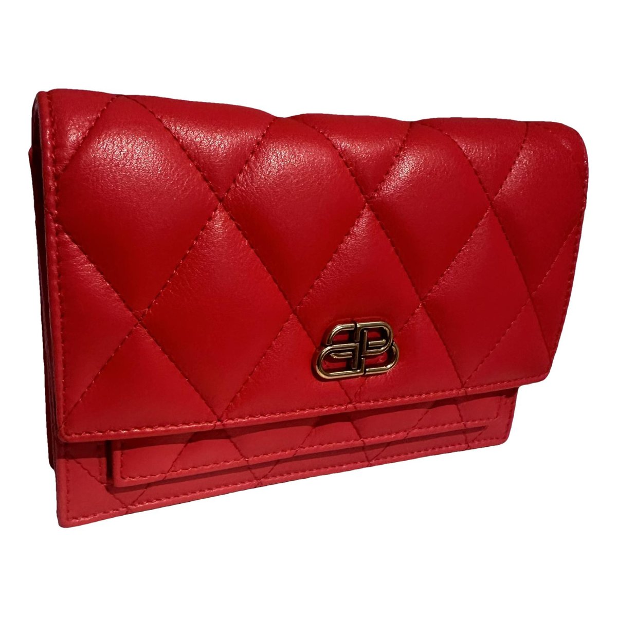 Sharp leather crossbody bag