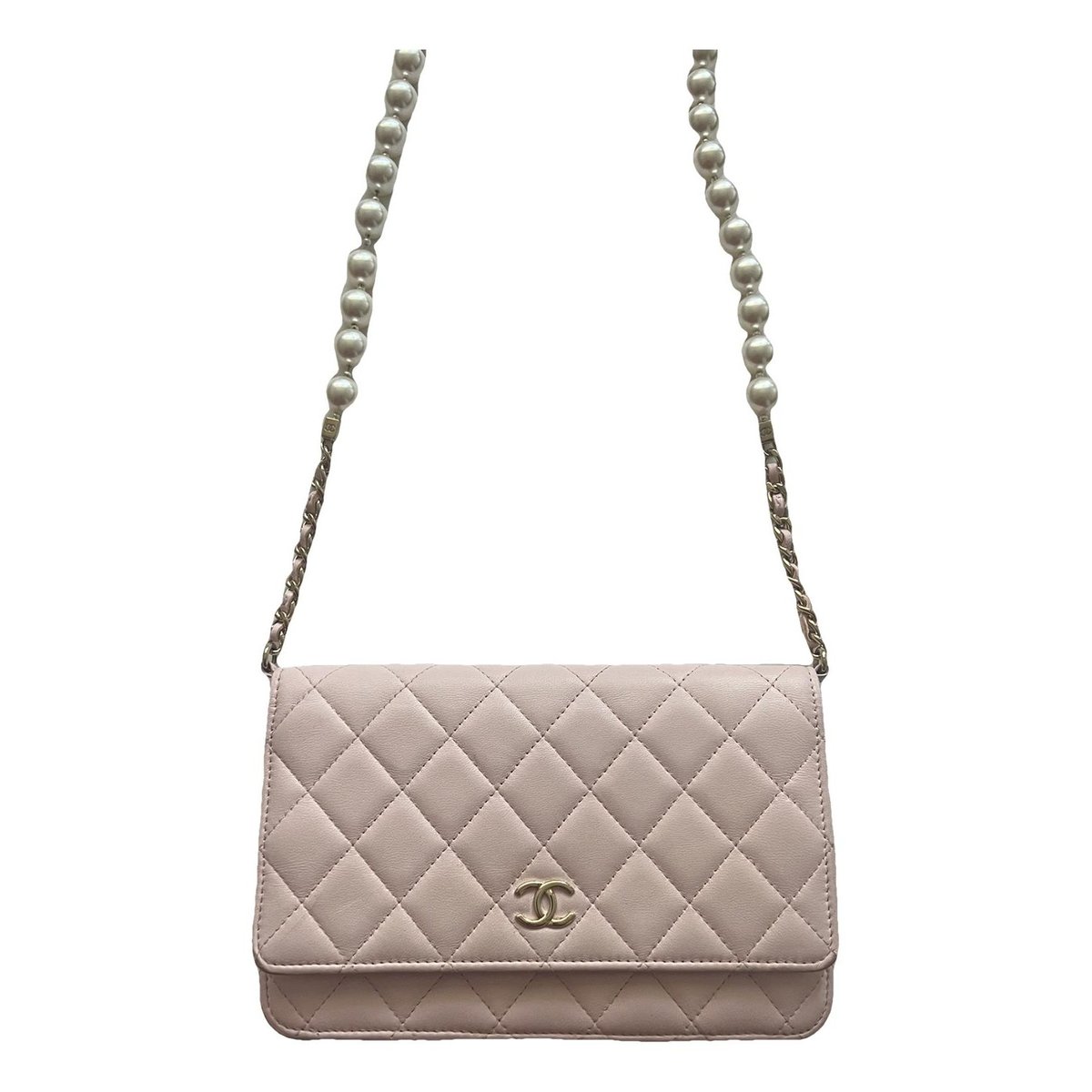 Trendy CC Wallet on Chain leather crossbody bag