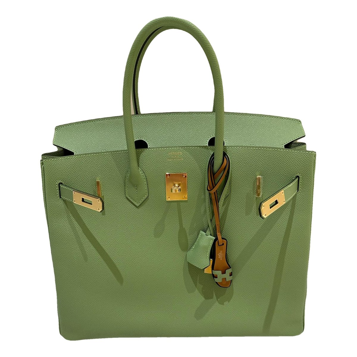 Birkin 35 leather handbag