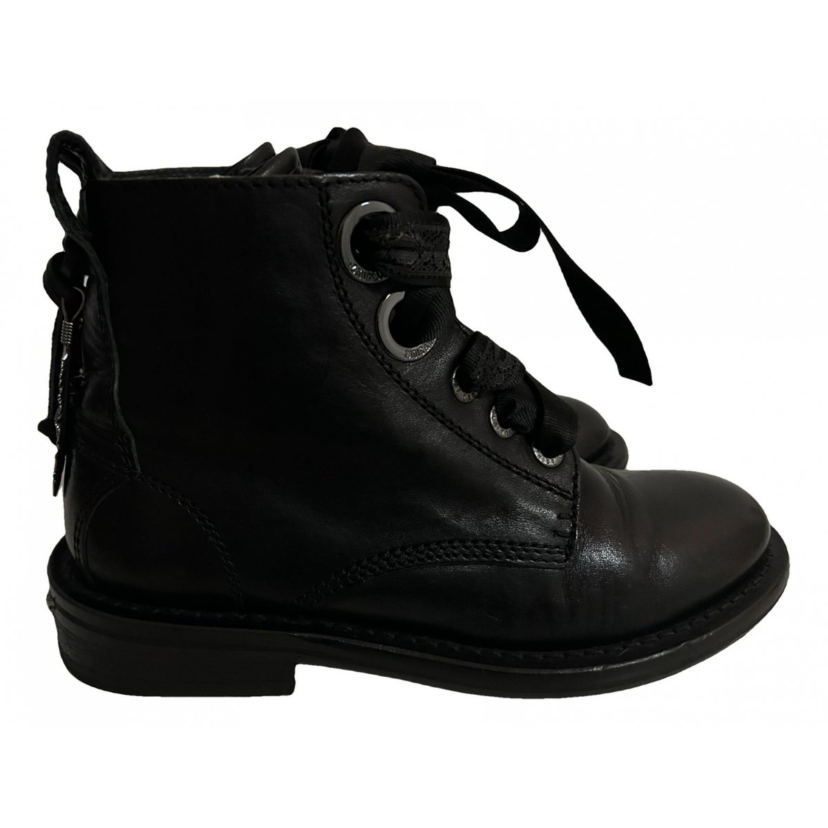Laureen Roma leather biker boots