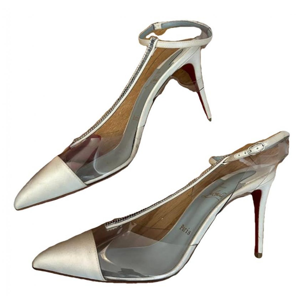 Nosy Spikes glitter heels