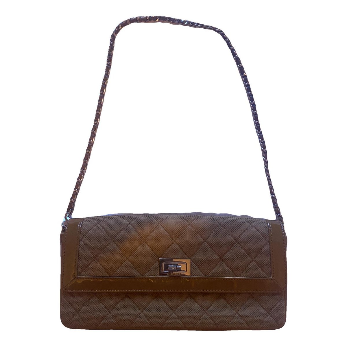 Statement leather handbag