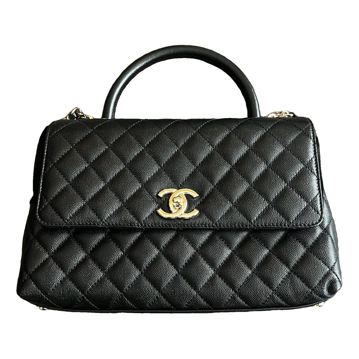 Coco Handle leather handbag