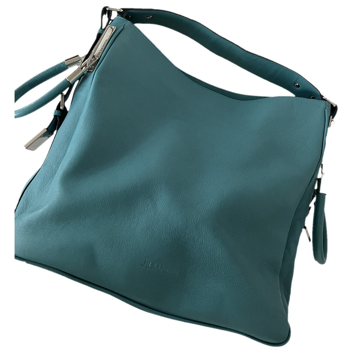 Shopper leather tote