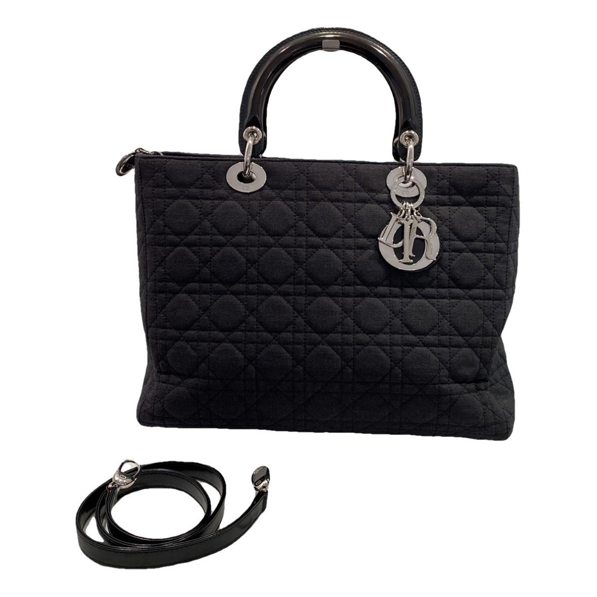 Lady Dior cloth handbag