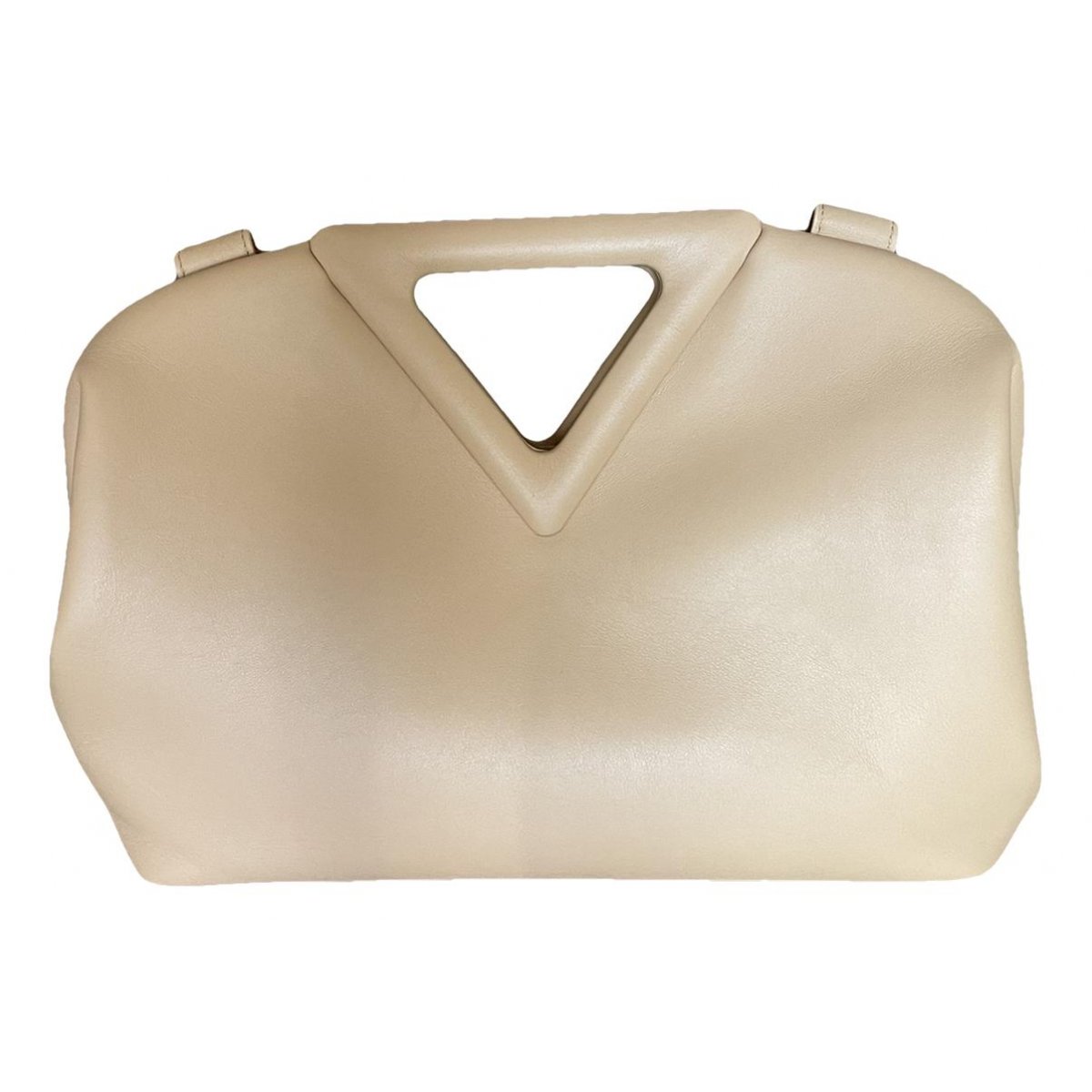 Point leather handbag