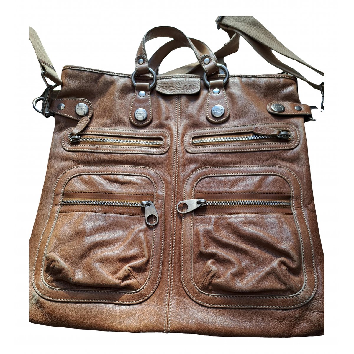 Leather crossbody bag