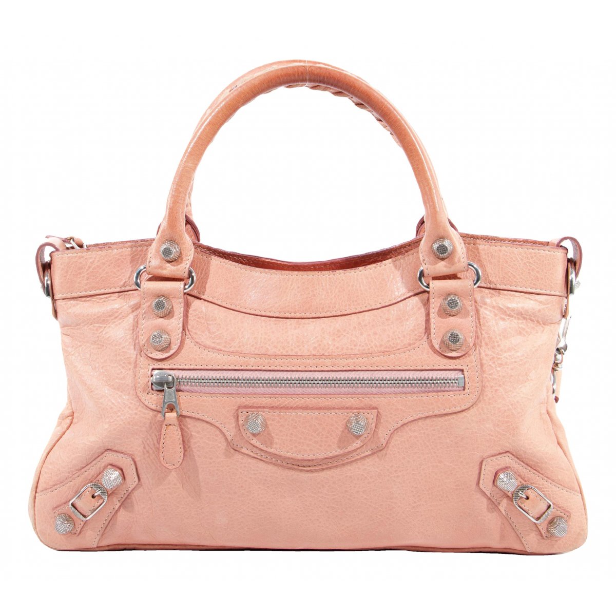 First leather handbag