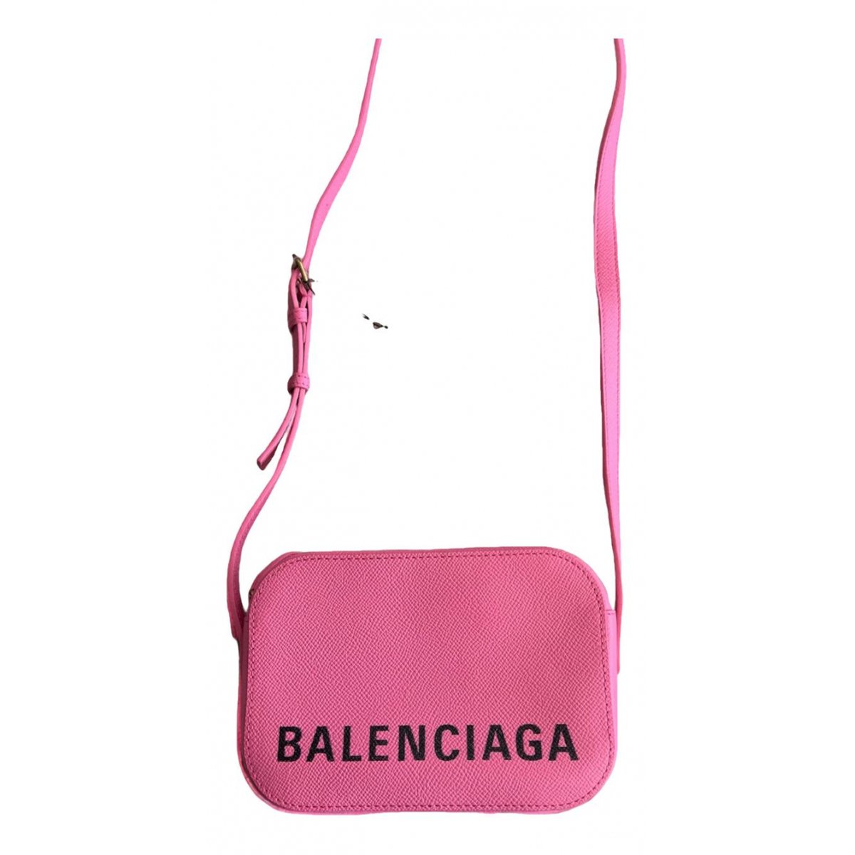 Camera leather crossbody bag