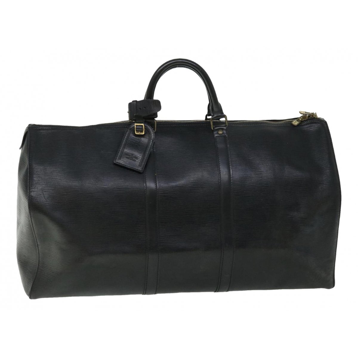 Keepall leather travel bag