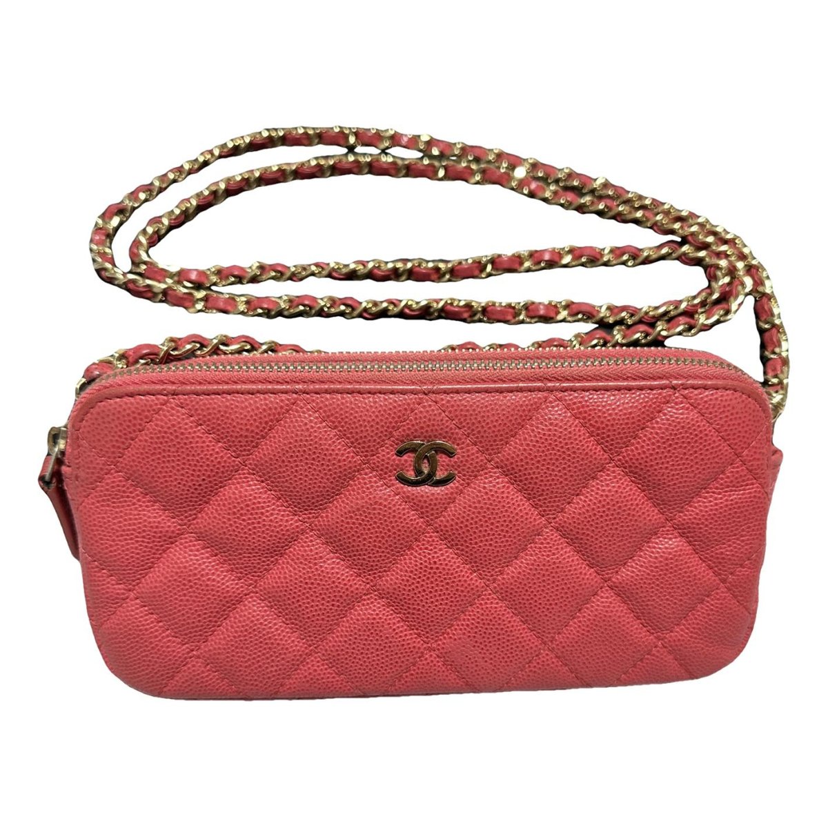 Wallet On Chain Timeless/Classique leather crossbody bag