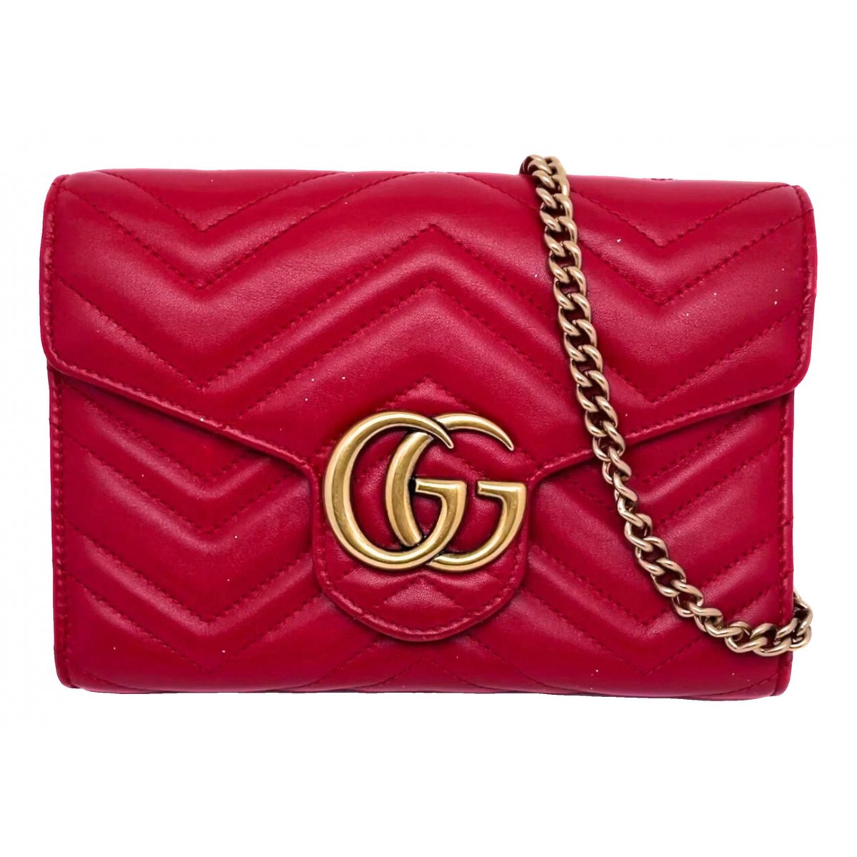 GG Marmont Flap leather handbag
