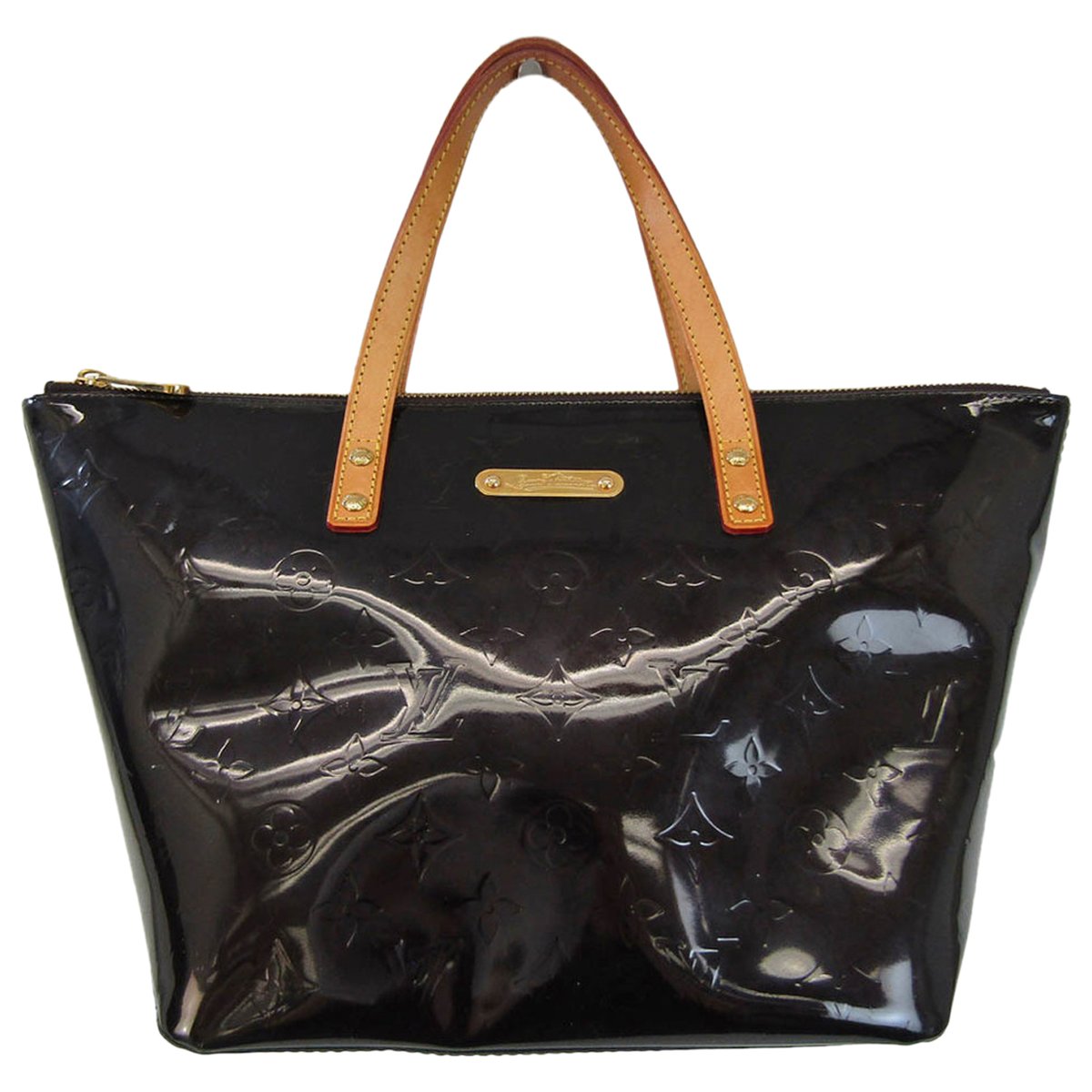 Bellevue patent leather handbag