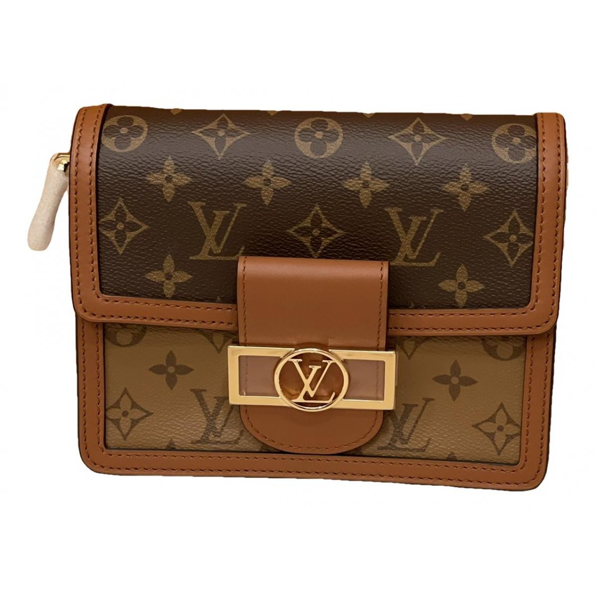 Dauphine leather handbag