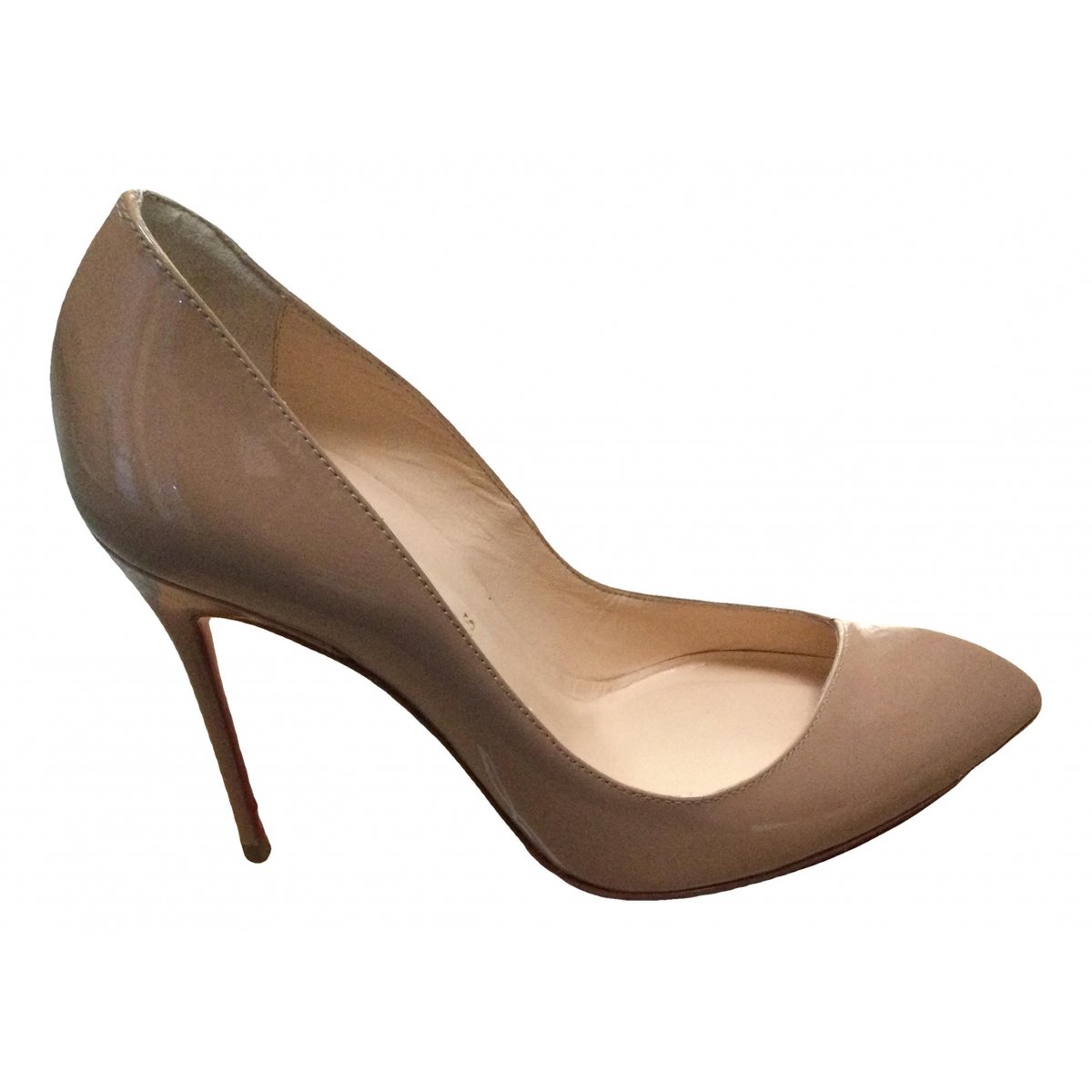 Corneille patent leather heels