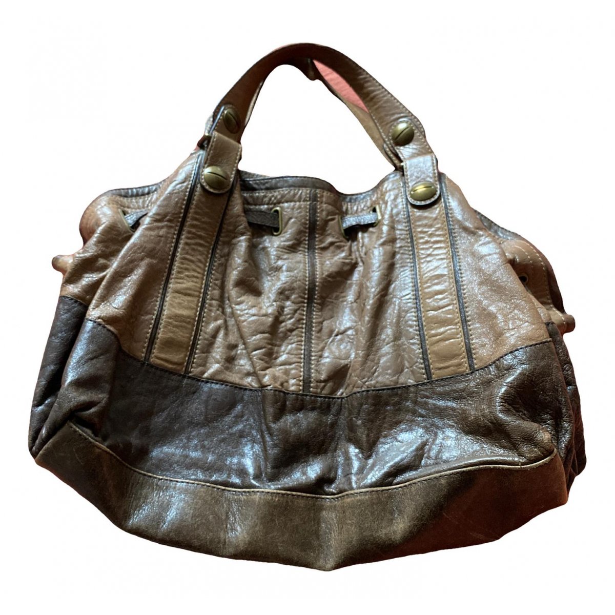 36 H leather handbag