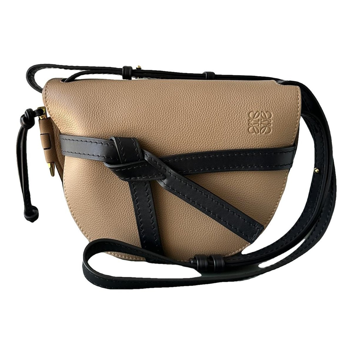 Gate leather crossbody bag