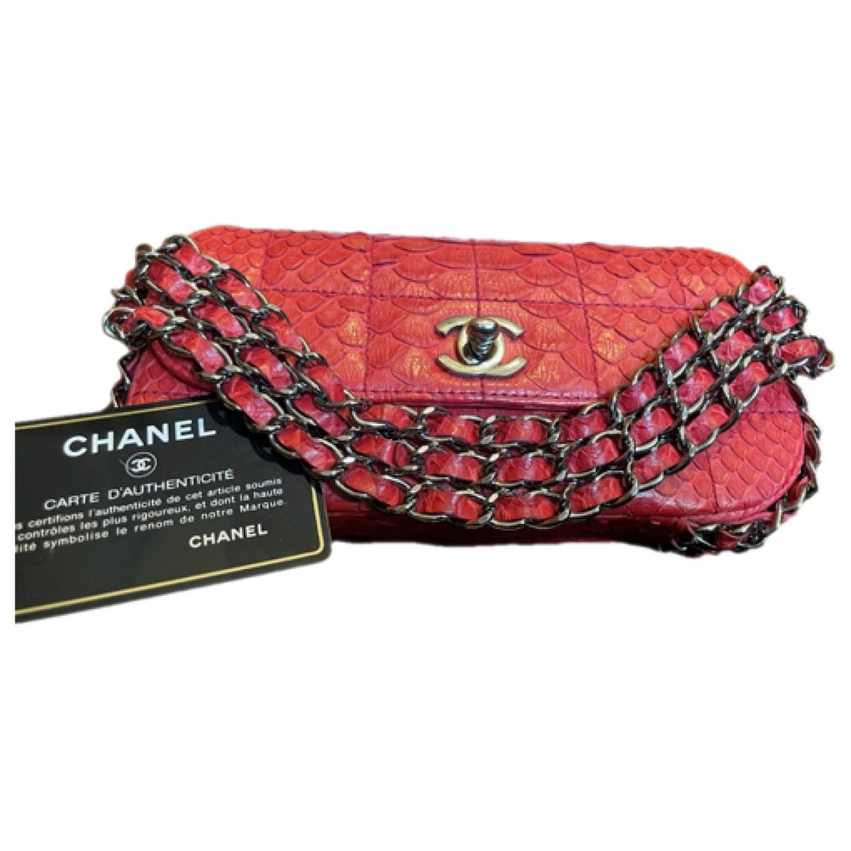 Chain Around leather handbag
