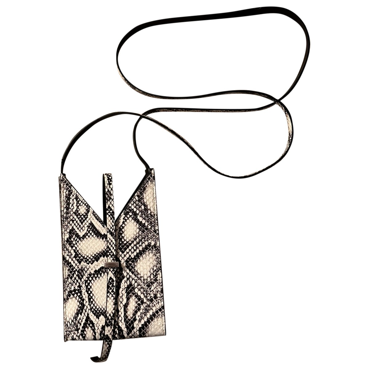 Cut Out leather crossbody bag