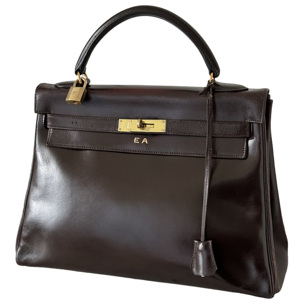 Kelly 32 leather handbag