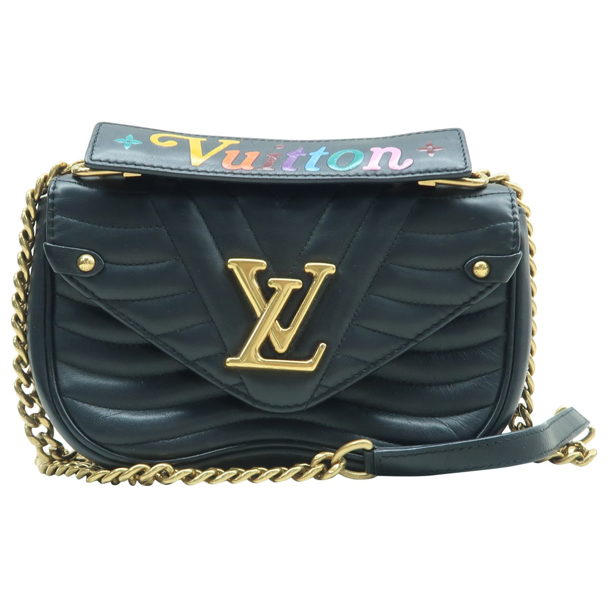New Wave leather handbag
