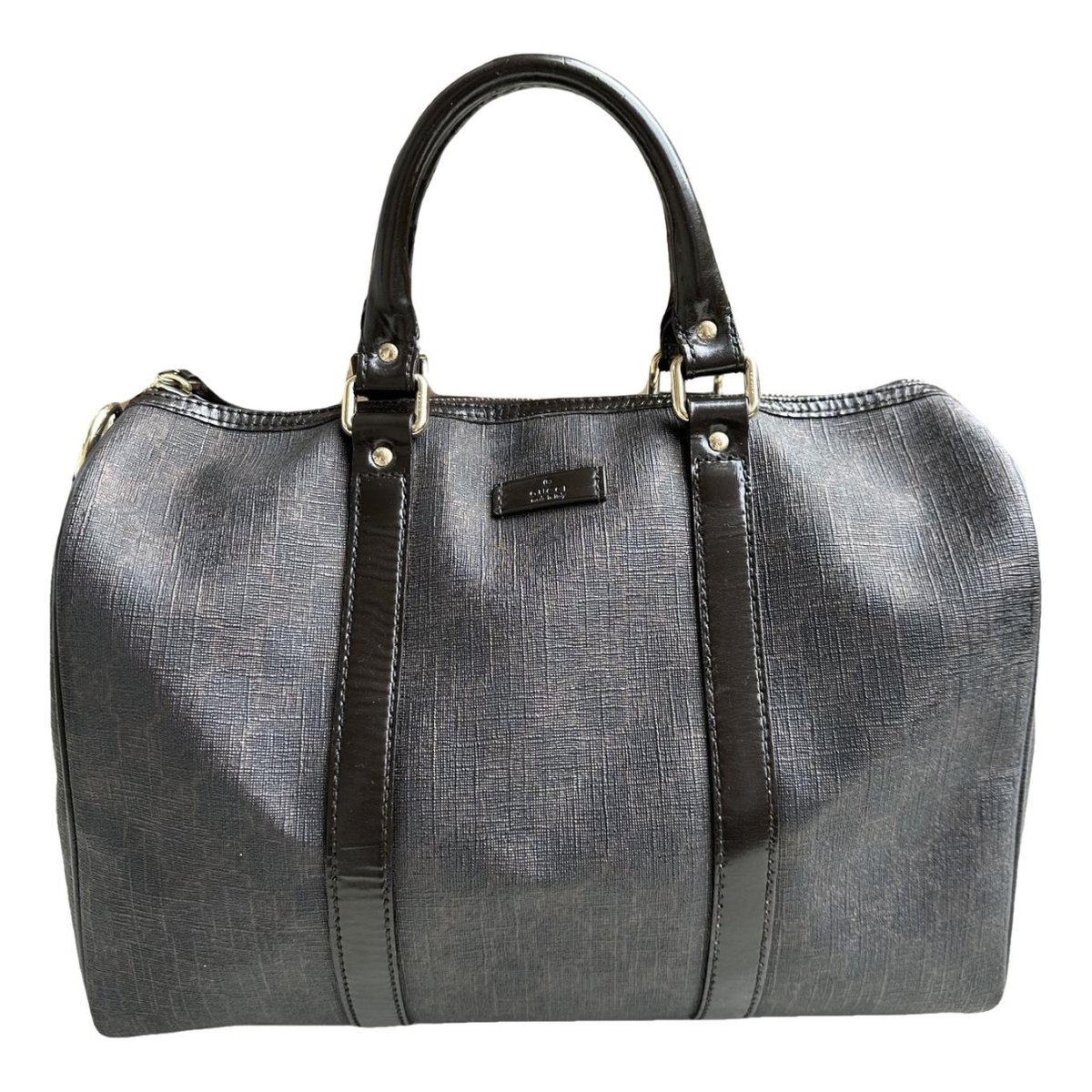 Boston leather handbag