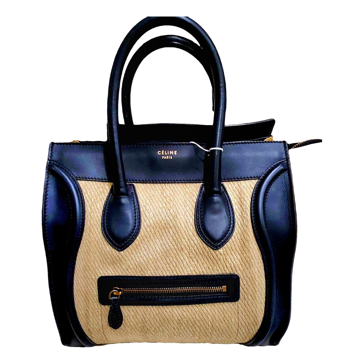 Nano Luggage patent leather bag