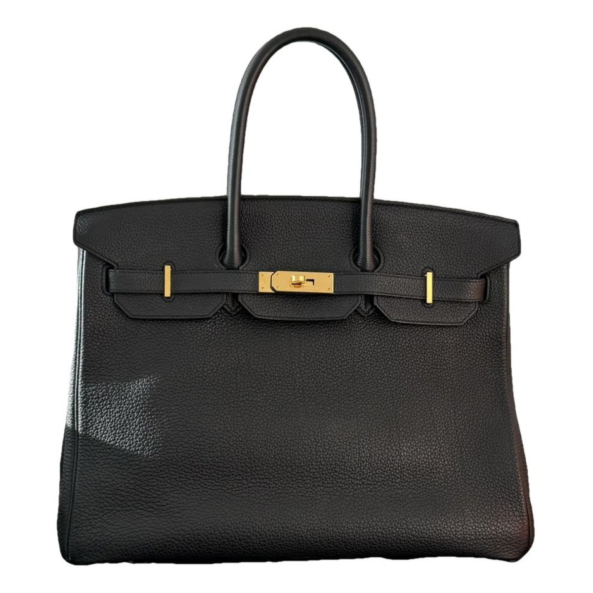Birkin 35 leather handbag
