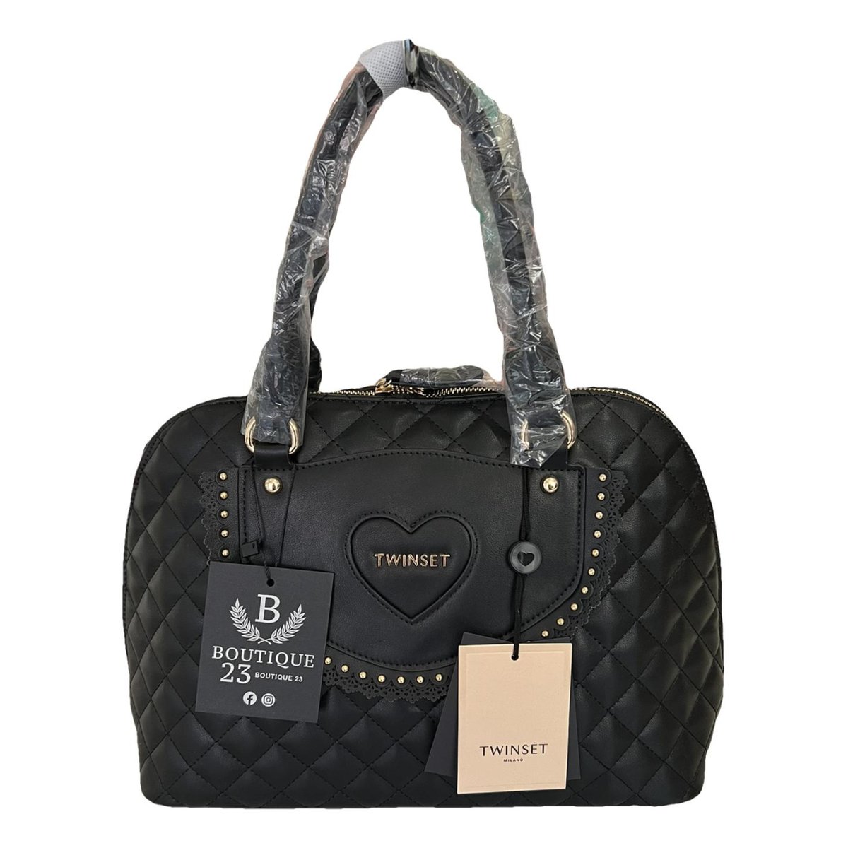 Leather handbag