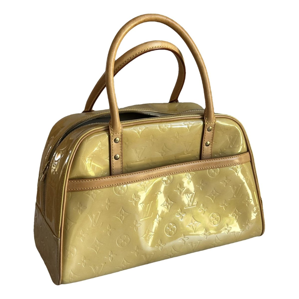 Bréa patent leather handbag
