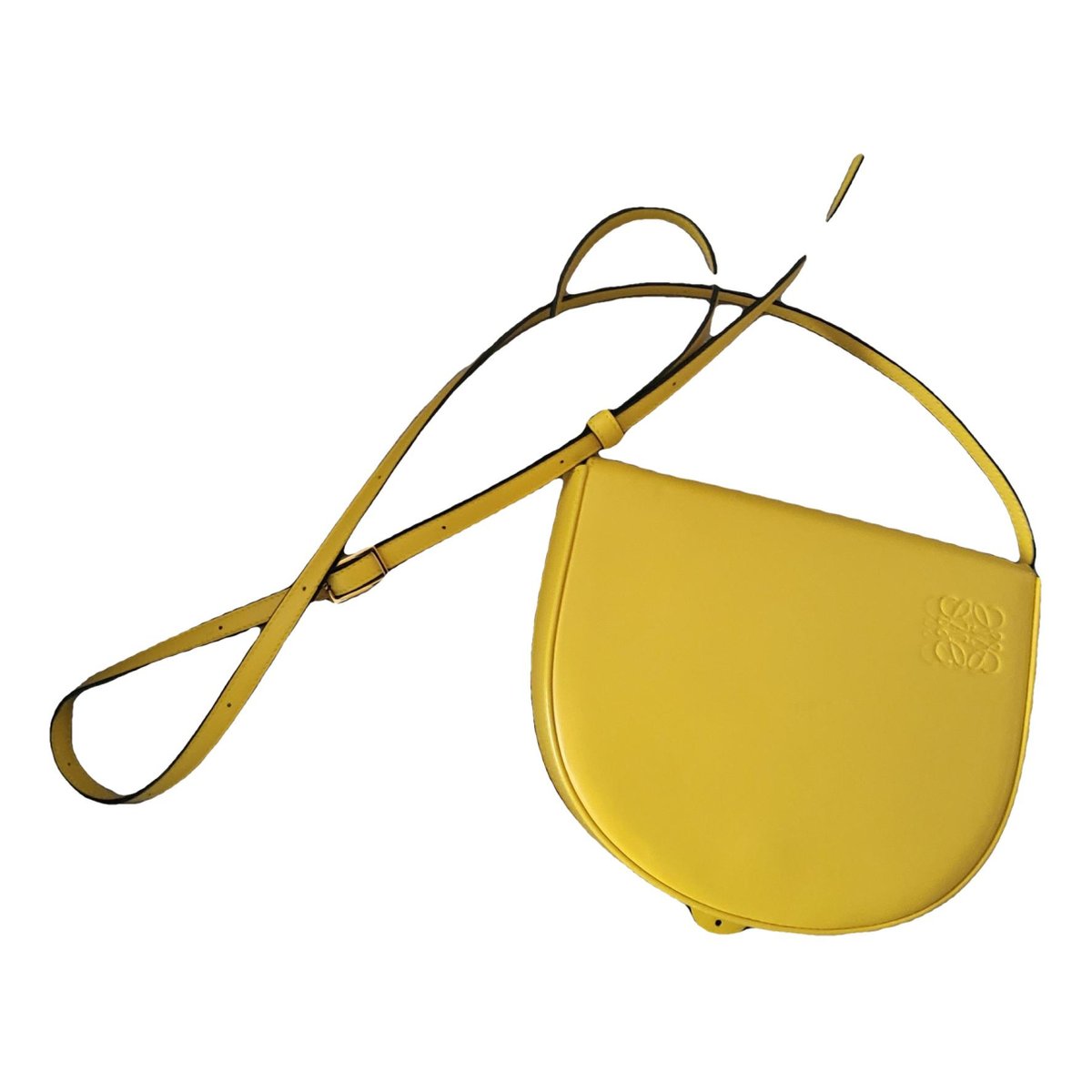 Heel leather crossbody bag