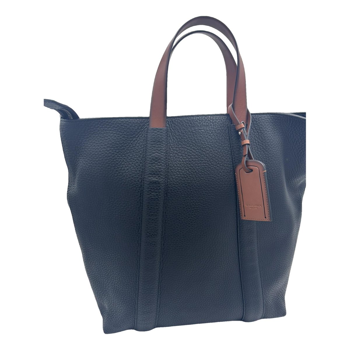 Leather tote