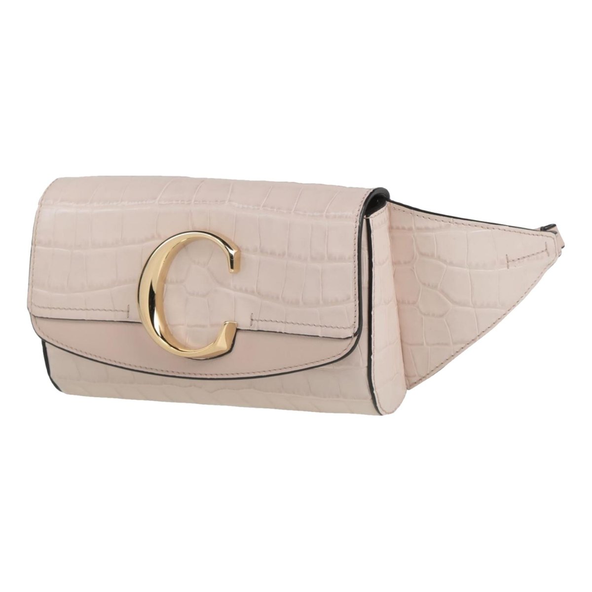 C leather crossbody bag