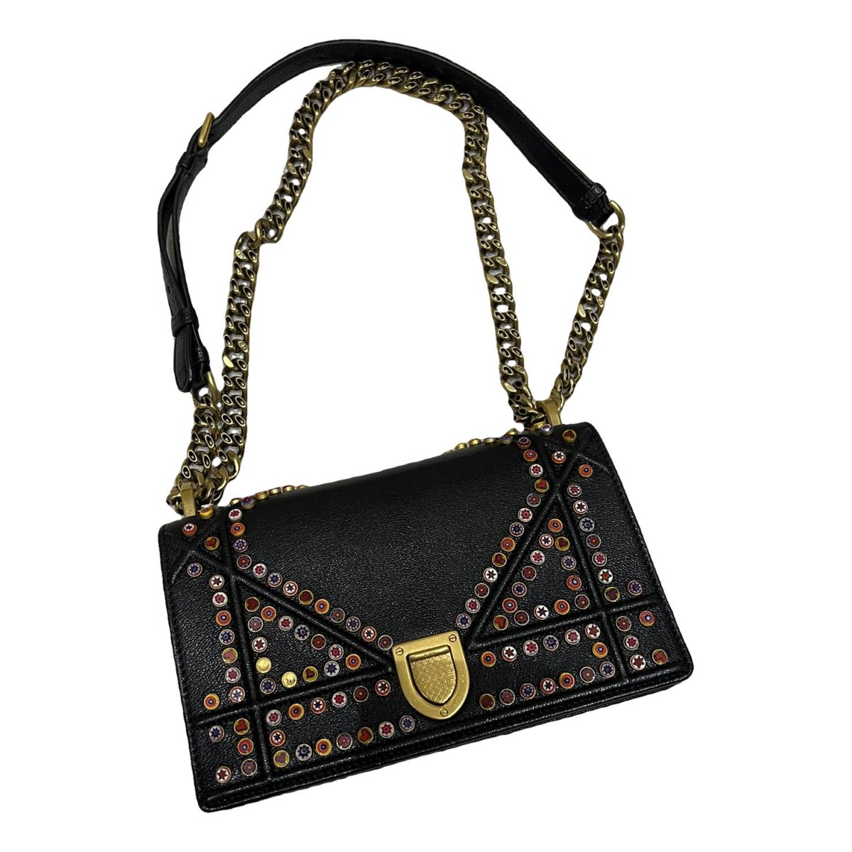 Diorama leather crossbody bag