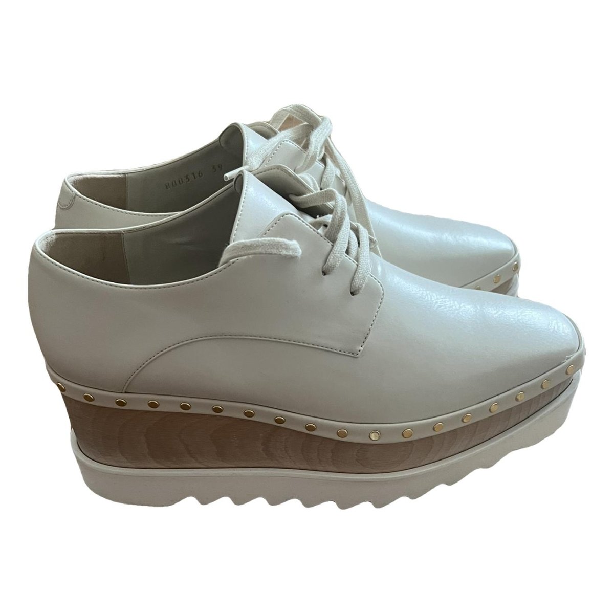Elyse vegan leather lace ups