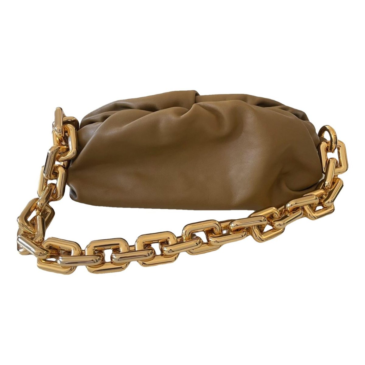 Chain Pouch leather handbag