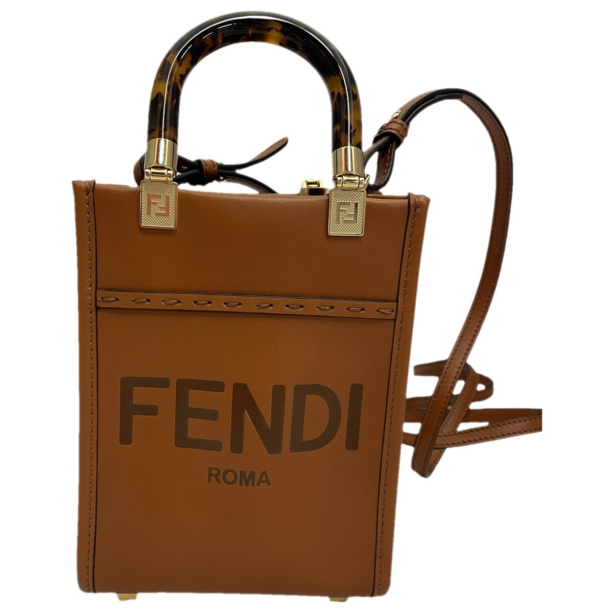 Sunshine leather tote