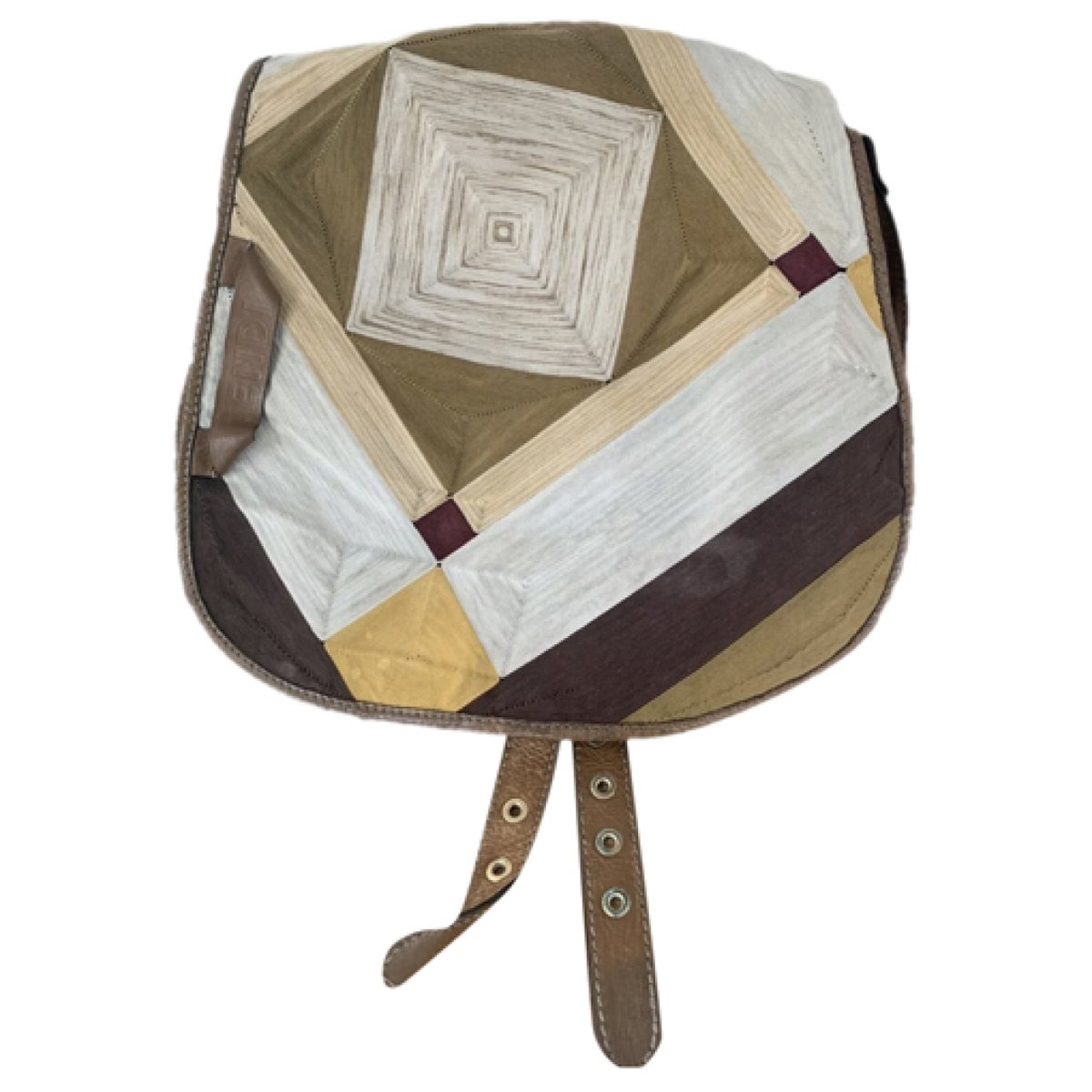 Chameleon leather satchel