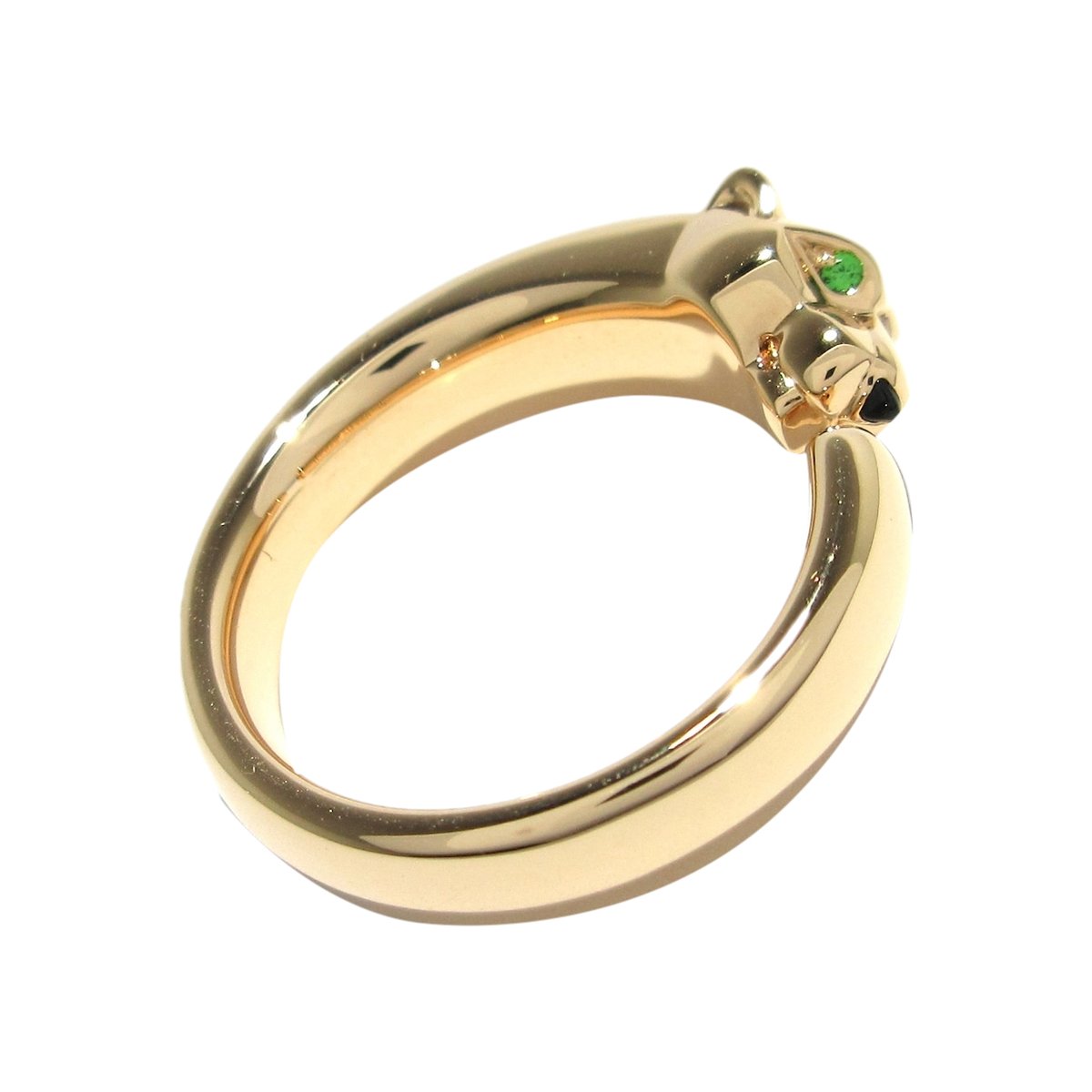 Panthère pink gold ring