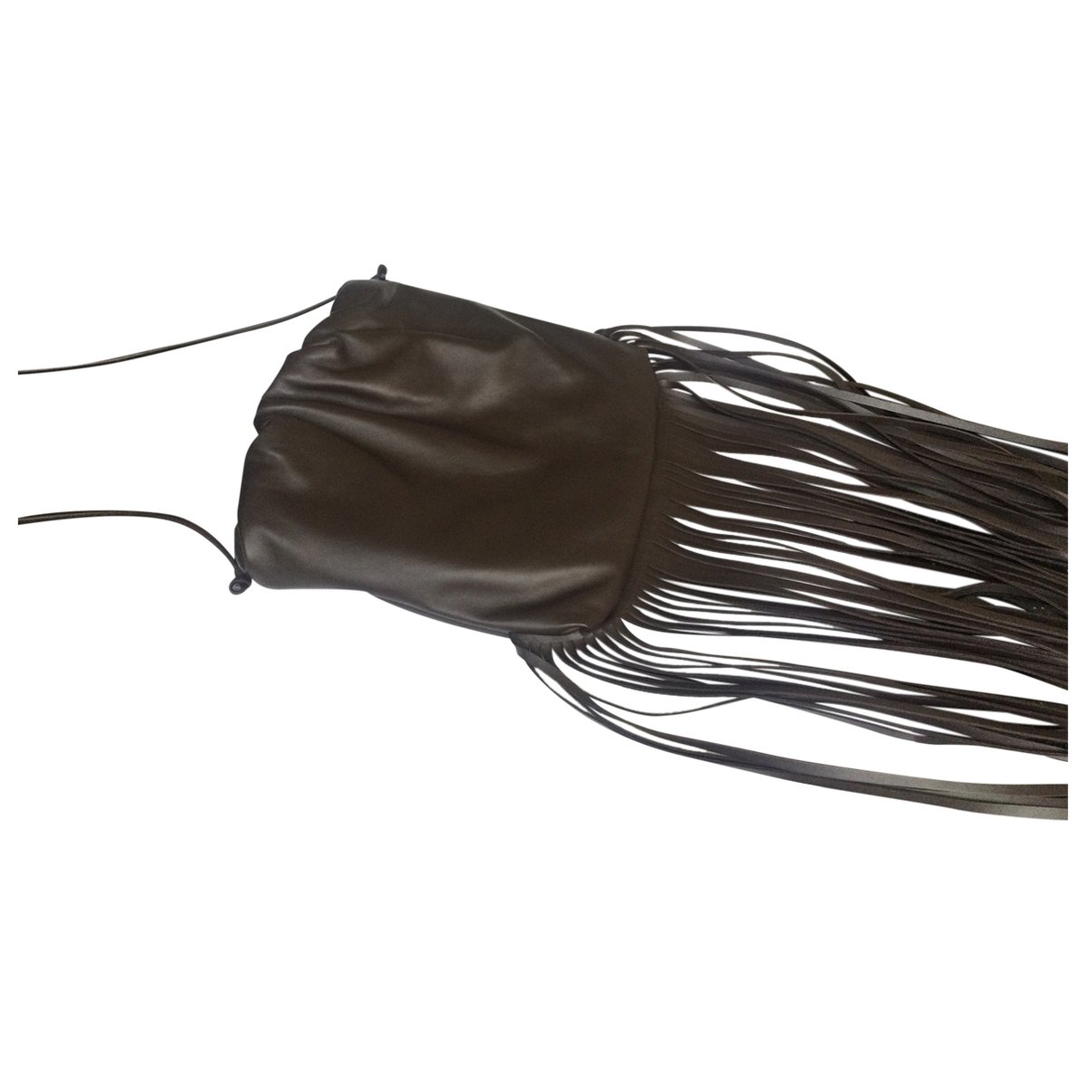 Fringe Pouch leather crossbody bag