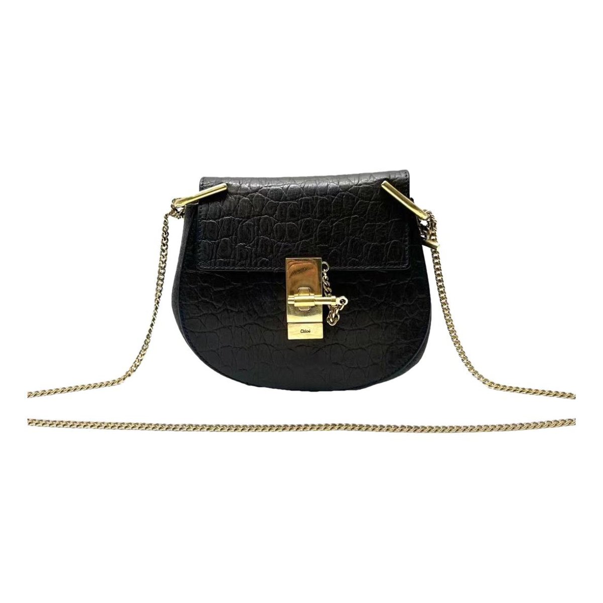 Drew leather handbag